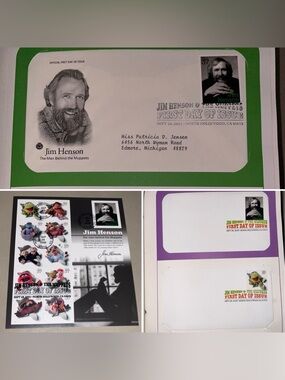 USPS Master FDC Archive: 127 Unaddressed
Muppets Civil Rights & Children's Books
